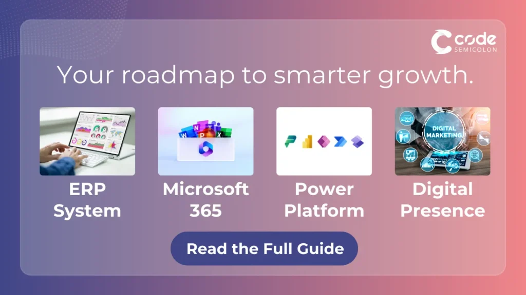 Digital Transformation with ERP, Microsoft 365,